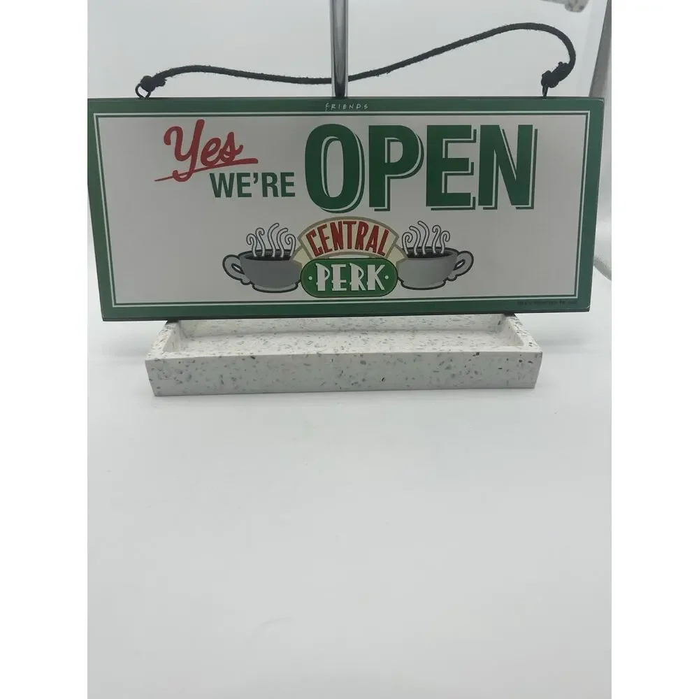 Friends Central Perk Reversible Hanging Sign Wall Art | 12 x 5 Inches